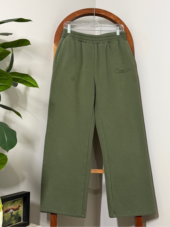Comfrt Other - Comfrt LARGE Olive Green Fleece Straight Leg Sweatpants